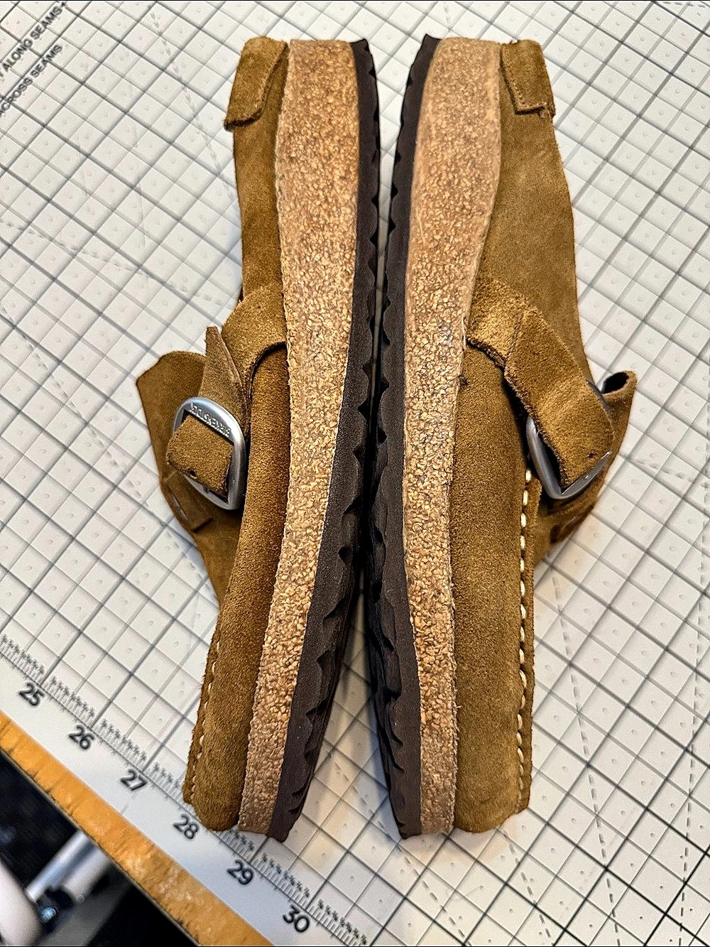 Birkenstock Buckley Suede Clog Mules Brown EU 40 - Picture 5 of 8